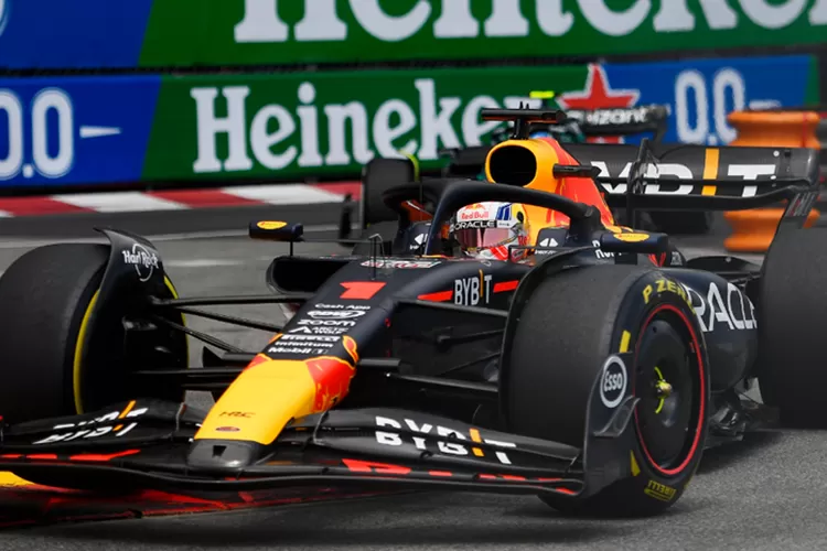 Max Verstappen di F1 GP Monaco   (Red Bull Racing)