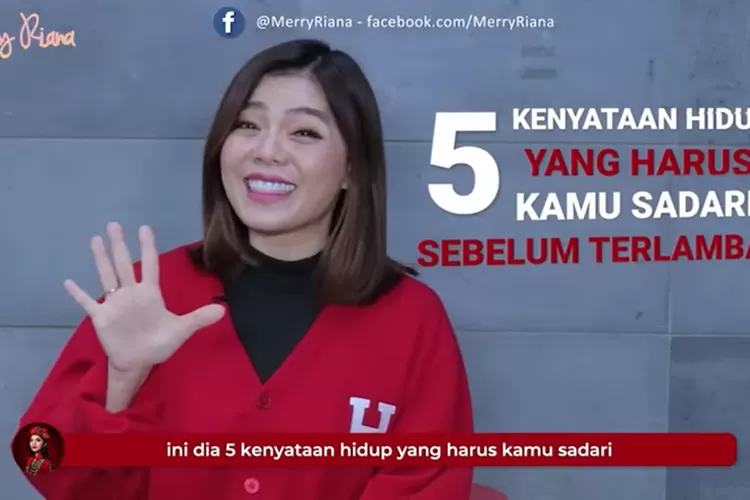 Merry Riana sedang menjelaskan kenyataan hidup (Youtube Merry Riana)