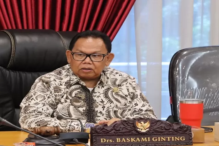Ketua DPRD Sumut Baskami Ginting (Realitasonline.id/mis)