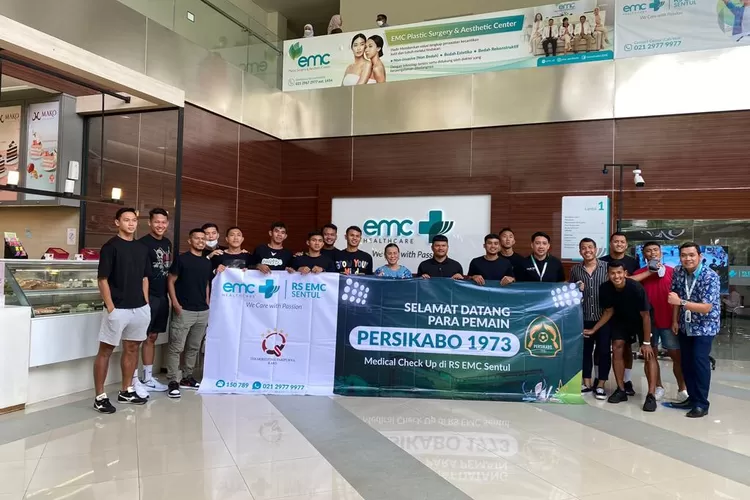 Pemain Persikabo 1973 melakukan medical check up di RS EMC Sentul. (Dok pribadi)