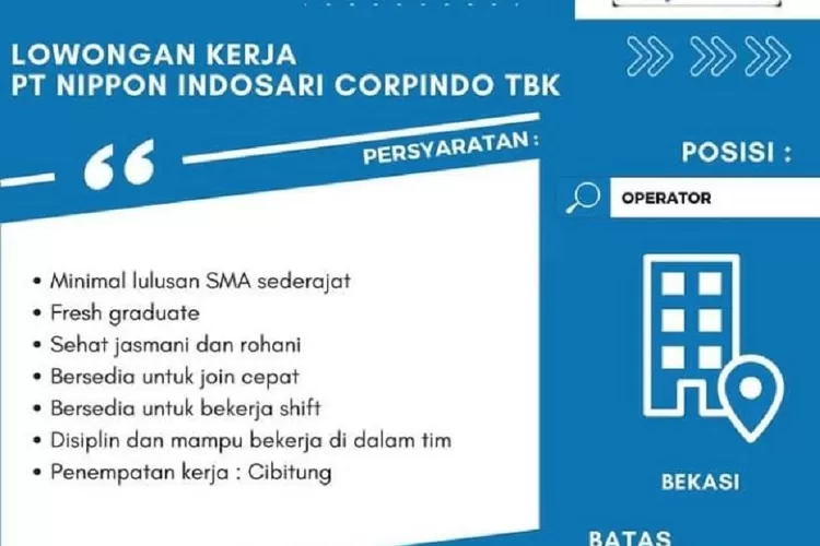 Lowongan Kerja Pabrik di Semarang