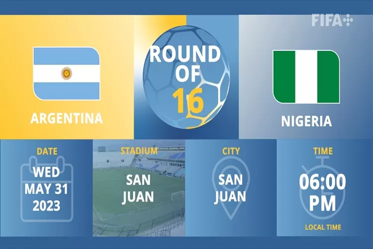 Argentina U20 vs Nigeria U20 Piala Dunia U20 2023, Head to Head dan Performa Tim Argentina Unggul (Tangkapan Layar fifa.com)