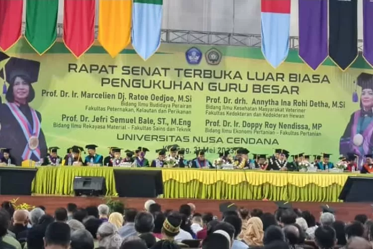 Undana Kupang Kukuhkan Empat Guru Besar, Ini Rinciannya! - Victory News