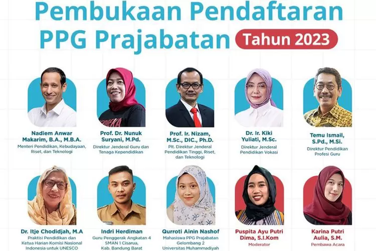 Tersedia Kuota 59.019 Orang, Pendaftaran PPG Prajabatan 2023 Dibuka ...