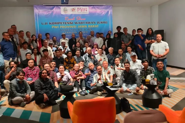Para peserta roadshow UKW PWI Jabar dan Pemprov Jabar di&nbsp;Hotel Novotel Kabupaten Karawang, Selasa-Rabu, 30-31 Mei 2023. (PWI Jabar)