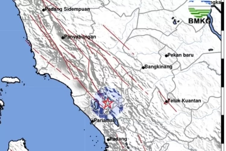 Update Gempa Bukittinggi Dirasakan Sampai ke Padang Panjang (BMKG )