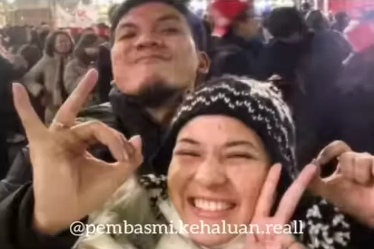 Potret Desta dan istri (Instagram @pembasmi.kehaluan.reall)