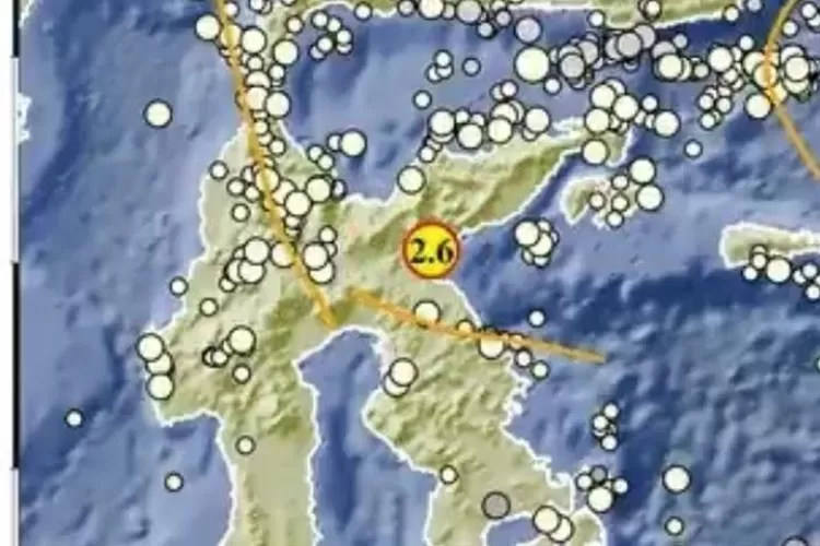 Terjadi gempa bumi di Morowali Utara, Sulawesi Tengah pada Jumat, 2 Juni 2023. (Twitter @infoBMKG)