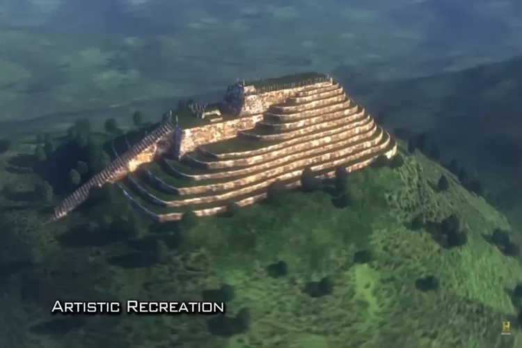 Model Piramid Gunung Padang Menurut Arkeolog (YouTube HISTORY)