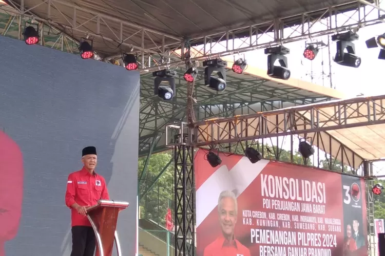 Ganjar Pranowo datang ke Kota Cirebon, Sabtu 3 Juni 2023. (Ulfi Fadhilah/Klikaktual.com)