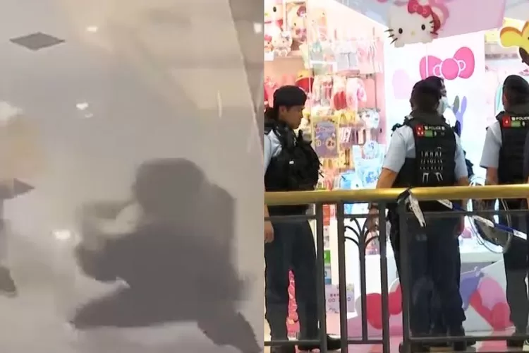 Kejadian penyerangan terhadap dua wanita yang sedang berbelanja di Hongkong (Koreaboo)