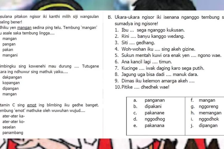 Gladhen Wulangan 7 Bahasa Jawa kelas 4 Semester 2 halaman 131 132 133