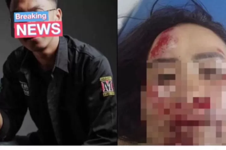 Viral seorang pria tabrak pacarnya denga sengaja dan berpura-pura menolong  (Twitter @sosmedkeras)
