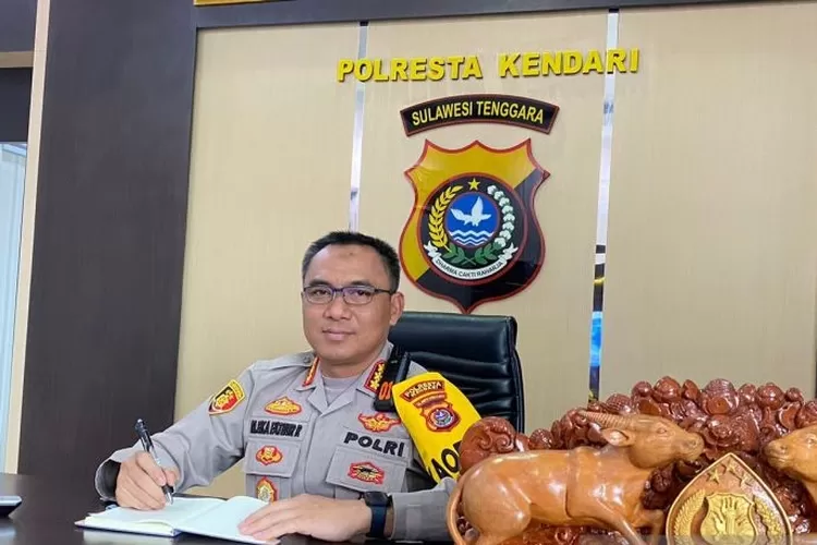  Kaporlesta Kendari Kombes Pol Muhammad Eka Fathurrahman.  (Antara/La Ode Muh Deden Saputra)