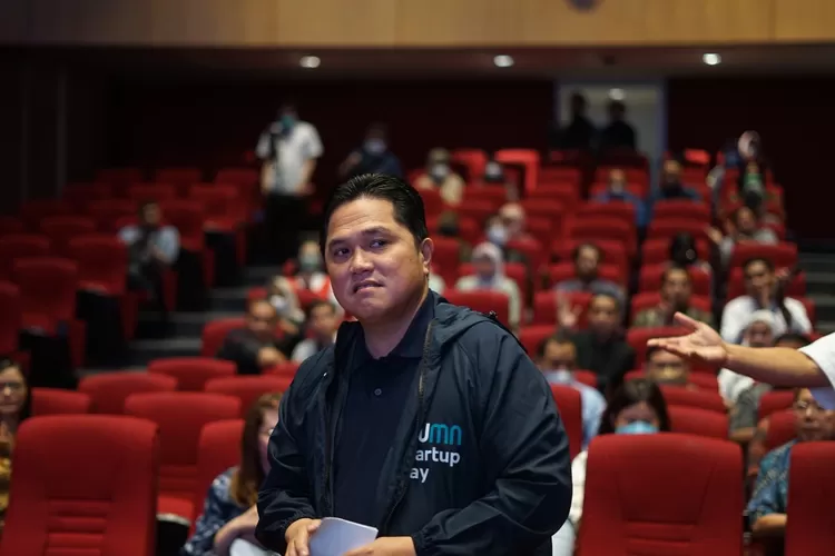 Erick Thohir menjadi kandidat calon wakil presiden yang paling banyak dipilih masyarakat (Gorajuara/Bentar Wibisana)