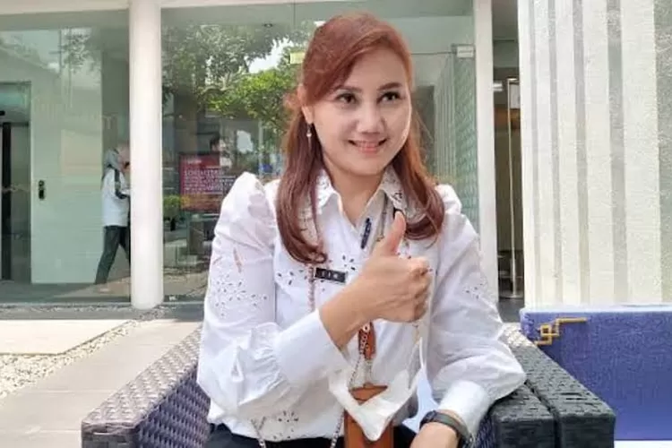 Kepala Bapenda Kota Semarang, Indriyasari, usai memberikan keterangan pers. /Dok Pribadi 