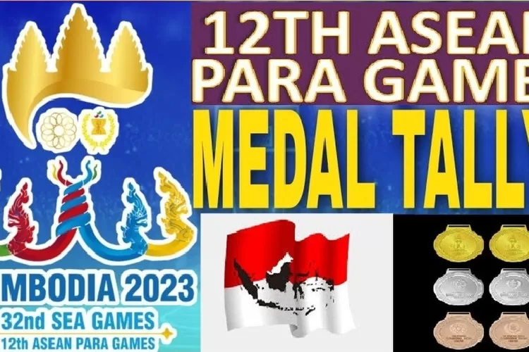 Indonesia langsung melejit dan kokoh memimpin klasemen perolehan medali ASEAN Para Games XII/2023 Kamboja, Minggu (Ist)
