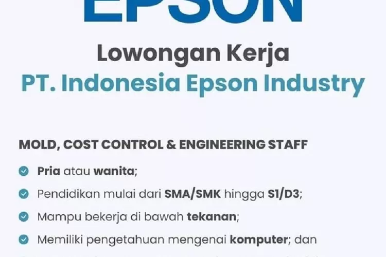 RESMI 3 Loker Cileungsi Bogor 2023 Terbaru Bagi Lulusan SMA untuk Bekerja