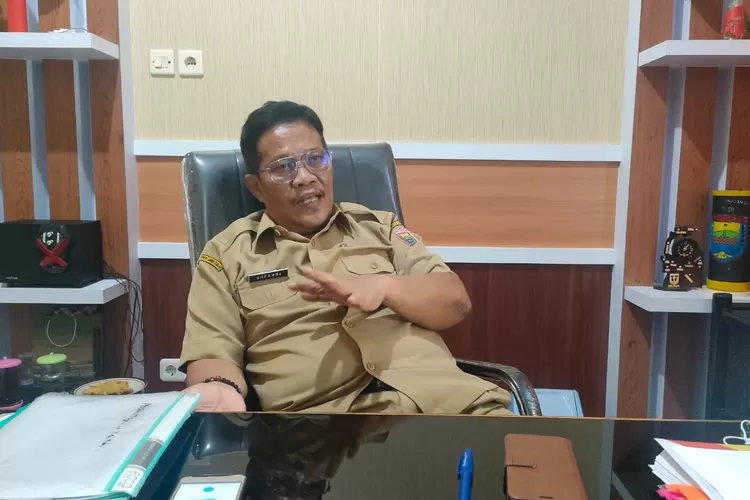 Kepala BKD Kabupaten Batang, Supardi saat ditemui di kantornya, Senin 5 Juni 2023.  (Foto: Muslihun/kontributor Batang.)