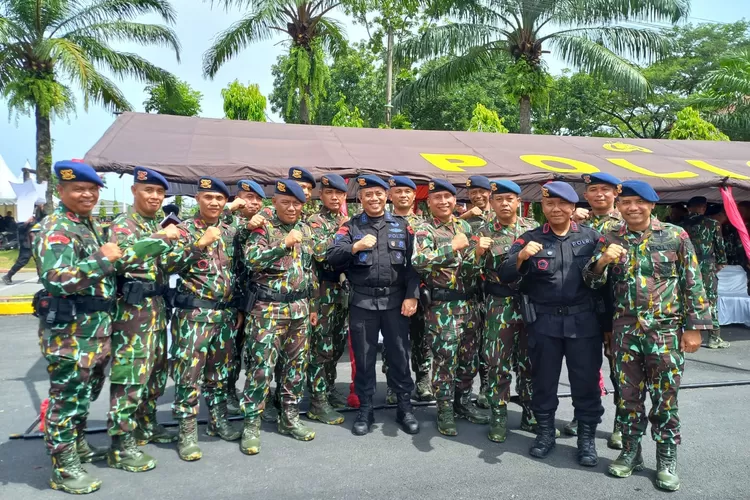 Peresmian markas Brimob 1 Sumbagut. (Realitasonline.id/Dokumen)