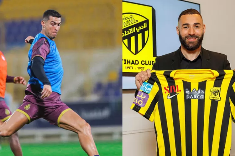 4 pemain top Eropa yang dirumorkan bakal merumput di Liga Arab Saudi, termasuk si murah senyum. (kolase Instagram @cristiano/ Instagram @ittihadclub.sa)