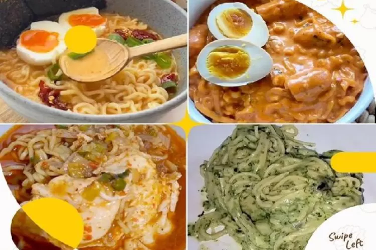 4 variasi mie yang dapat dicoba (tangkapan layar Instagram @endeus.tv )