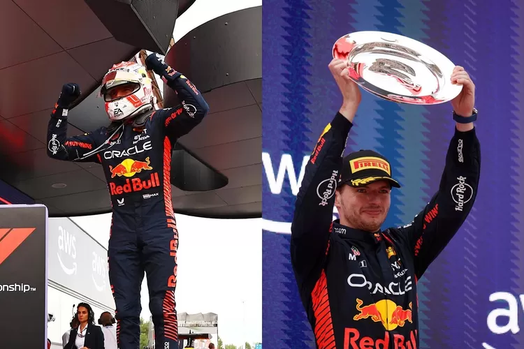 Potret Max Verstappen Juara GP Spanyol dengan mendominasi dengan memimpin seluruh lap (Instagram @redbullracing)
