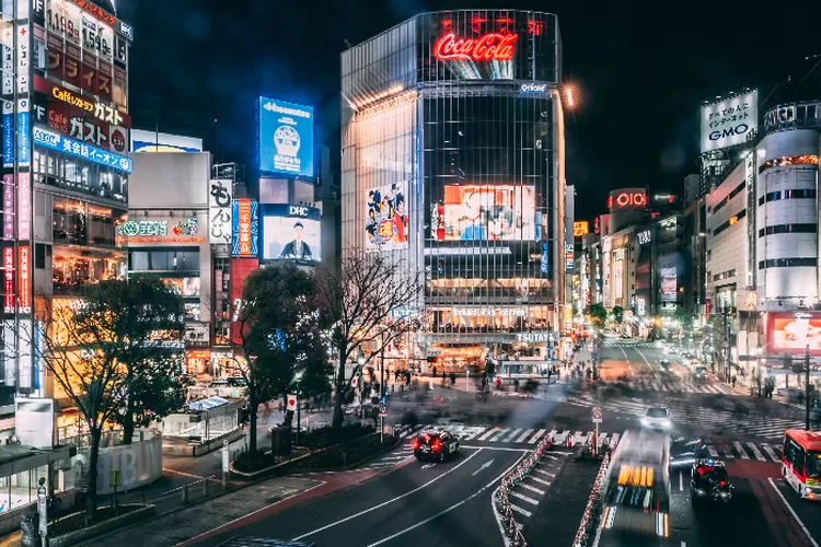 Contoh potret pada saat melihat pemandangan Shibuya Crossing dari atas (WENCHENG JIANG via pexels)