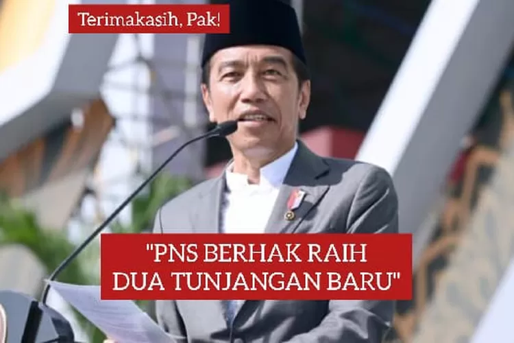 Usai Terima Gaji Ke-13, Jokowi Tetapkan PNS Berhak Raih 2 Tunjangan ...