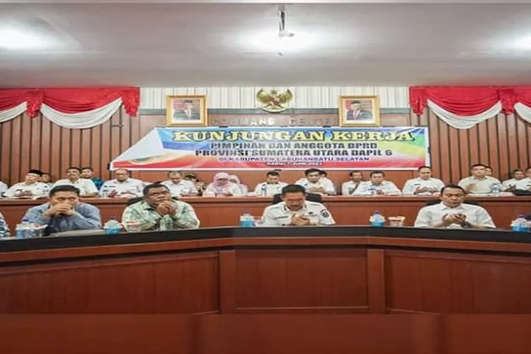 Pemkab Labusel menerima kunjungan tim kunker DPRD Sumut dapil VI (Realitasonline.id/RS)