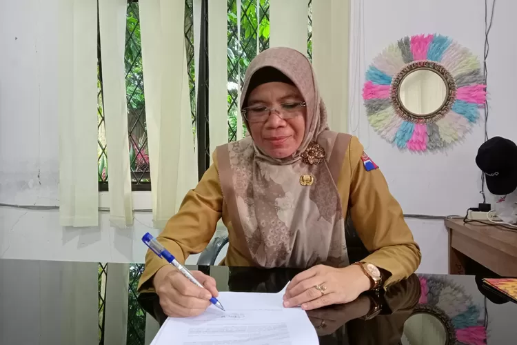 Kepala Bidang Peternakan DKPP Kota Bogor Anizar memberi penjelasan terkait penyakit LSD atau lato-lato di Kota Bogor. (Dok Metropolitan)