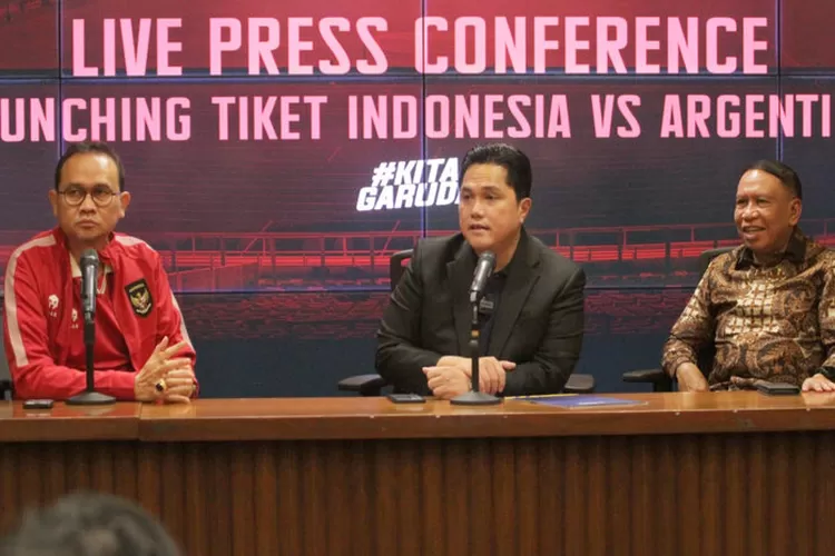 PSSI Launching Tiket Indonesia vs Argentina.  (dok. PSSI)