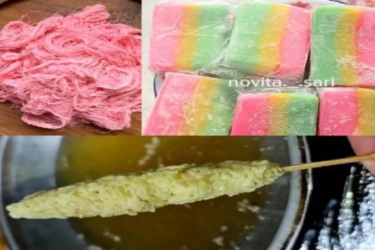  Telur gulung anti gagal, es gabus warna-warni dan rambut nenek (Tiktok@Kang Mul   )