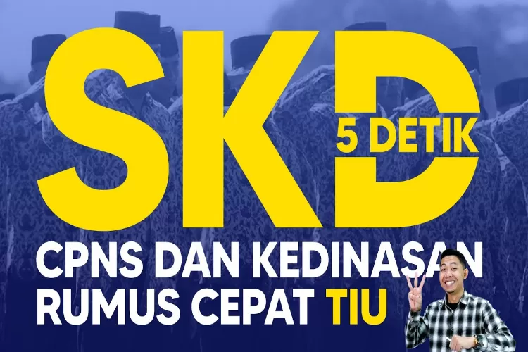 RUMUS CEPAT 5 DETIK SOAL TIU SKD CPNS 2023! Dilengkapi Kunci Jawaban ...