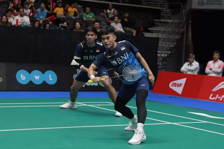 Ganda putra Indonesia Leo/Daniel melaju ke babak perempat final Singapura Open 2023.