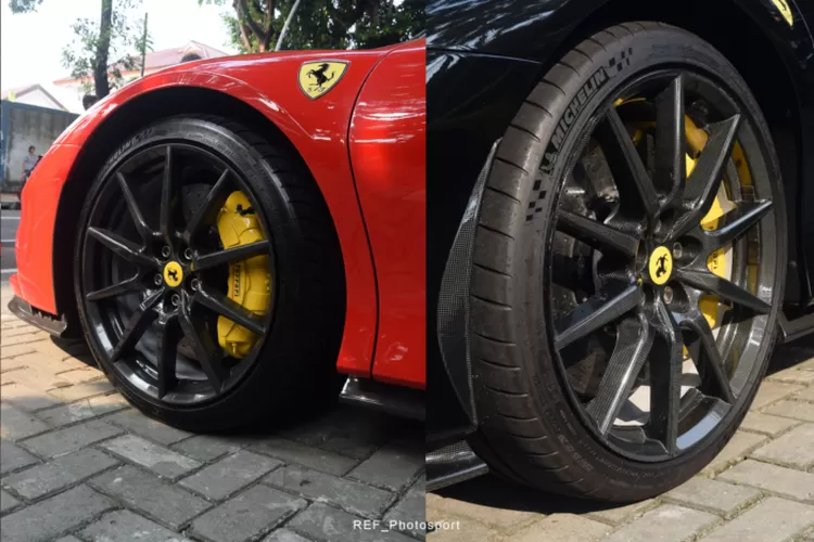 Velg mobil Ferrari SF 90, 2 varian yaitu carbon dan standard (Instagram @ref_photosport)
