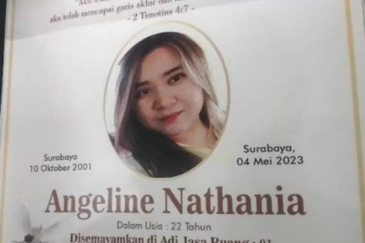 Pembunuh Angeline Nathania Mahasiswi Ubaya Ingin Kuasai Mobil Korban (Istimewa)