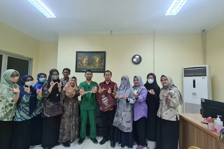 FKS Umbara saat beraudiensi dengan RSUD Leuwiliang.