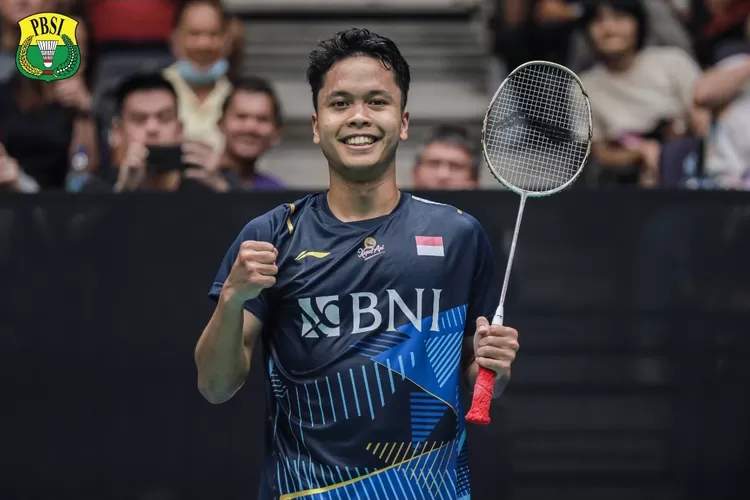 Anthony Sinisuka Ginting menjadi juara Singapore Open 2023. (Foto dokumentasi PBSI). 