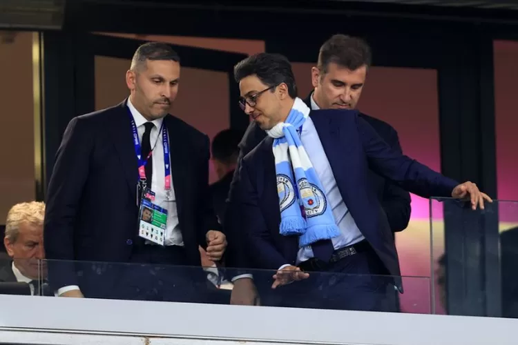 Sheikh Mansour menyaksikan langsung Manchester City lawan Inter Milan di final Liga Champions (Manchester Evening News)