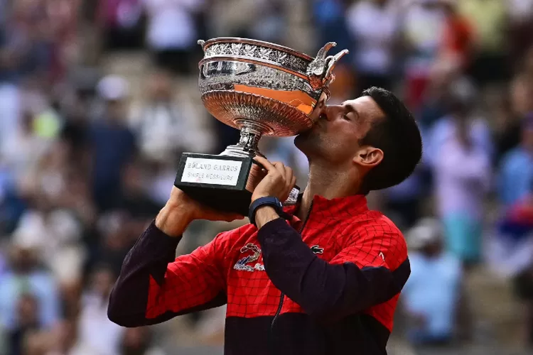Novak Djokovic menang French Open 2023 (Twitter @DjokerNole)