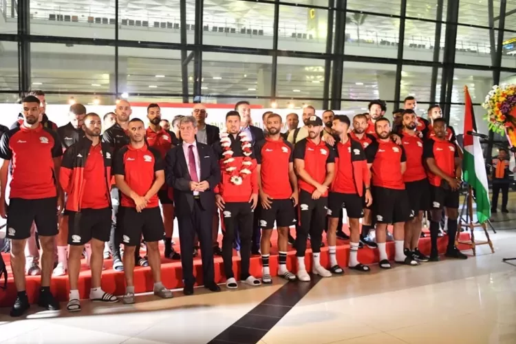Timnas Palestina dapat sambutan hangat di Surabaya jelang FIFA Matchday ((pssi.org))