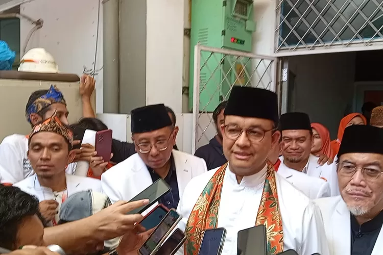 Bakal Capres Anies Baswedan saat menghadiri halal bihalal PKS Kota Bogor. (Dok Metropolitan)