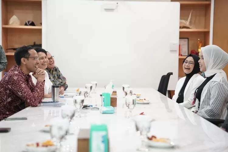 Putri Ariani Saat bertemu dengan Menteri Kemdikbud, Nadiem Makarim