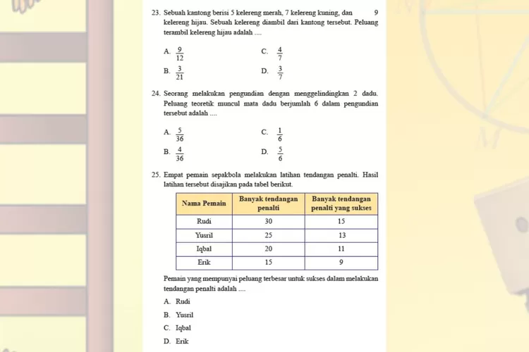 Matematika kelas 8 halaman 318 Semester 2 Kurikulum 2013