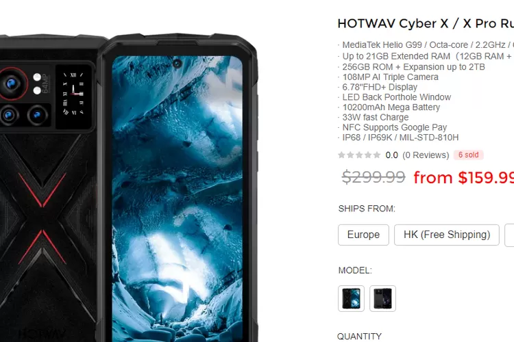 Spesifikasi Dan Harga Hotwav Cyber X Pro Dengan Baterai 10200mAh (hotwav.com)