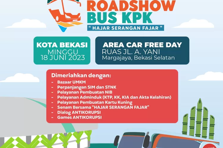 Roadshow Bus KPK di Kota Bekasi (Pemkot Bekasi)
