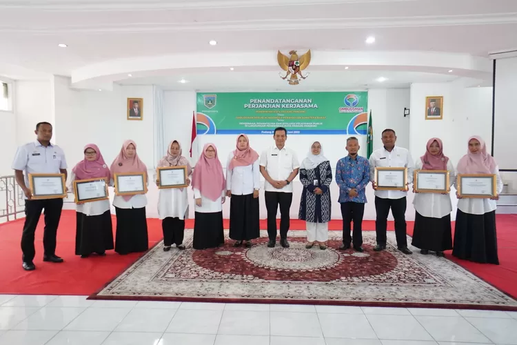 Pemerintah Kota laksanakan perjanjian kerja sama dengan Ombudsman Republik Indonesia Perwakilan Sumatera Barat  (Kominfo Padang Panjang)