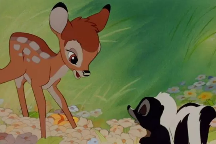 Bambi dan teman sigungnya, Flower (Disney.com)