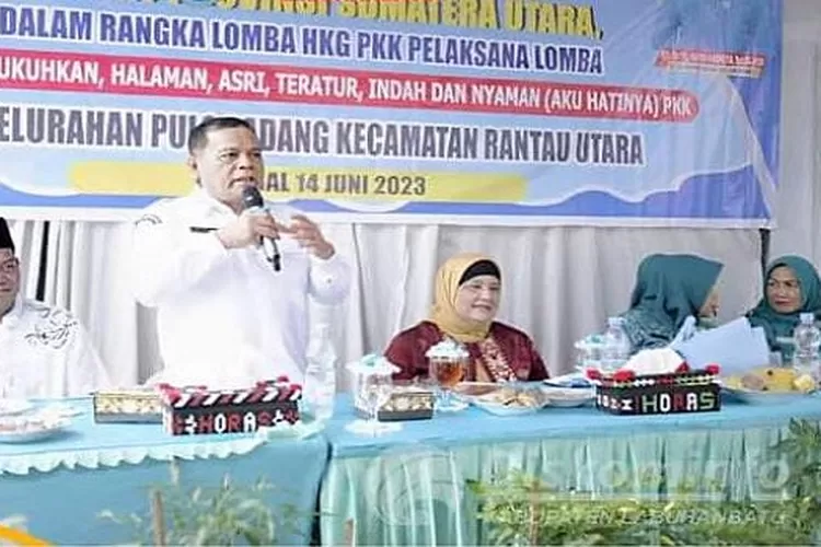 TP PKK Propinsi Sumut saat melakukan kunjungan kerja Ke Labuhanbatu (Realitasonline.id/RS)